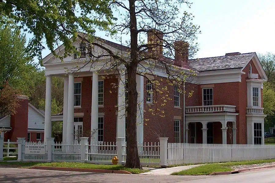 Elihu B. Washburne House in Galena Il