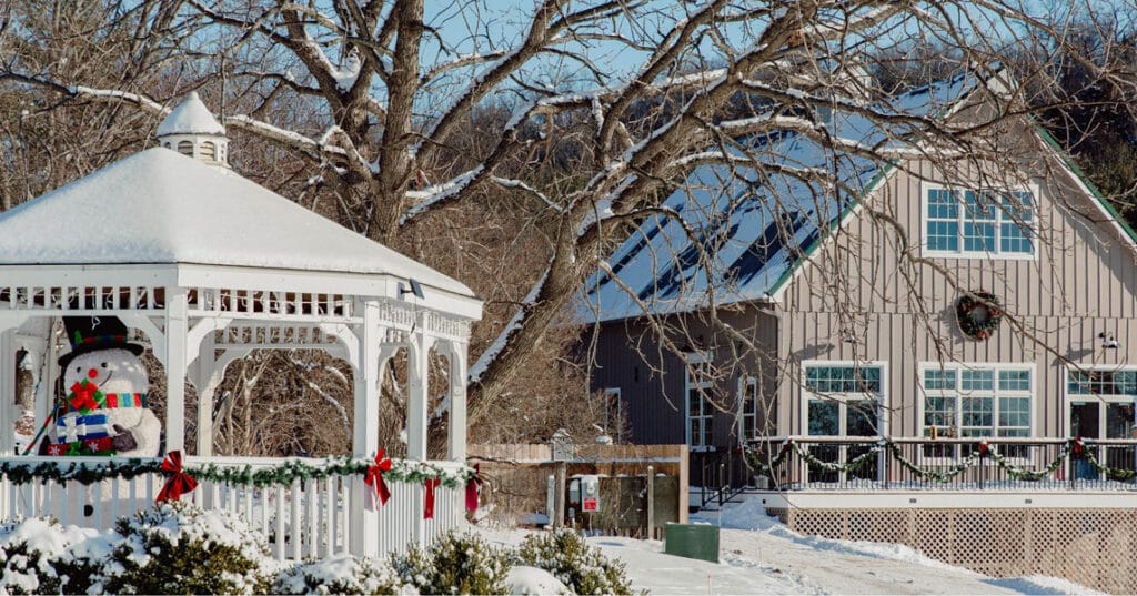 Hawk Valley Retreat in winter