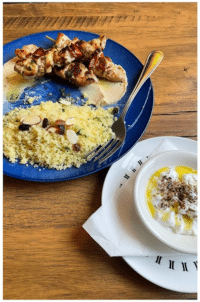 Mediterranean Food at Caliza Restaurant